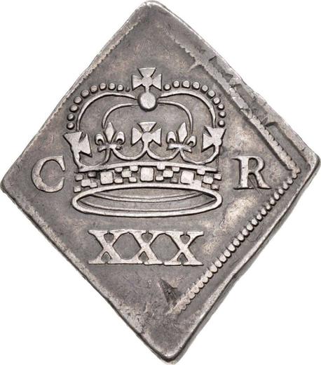 Obverse Halfcrown 1645 "Type 1645-1646" - Silver Coin Value - United Kingdom, Charles I