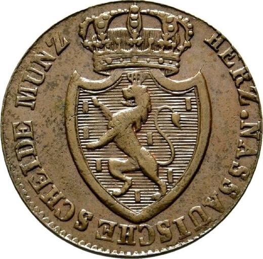 Obverse Kreuzer 1817 L "Type 1817-1818" -  Coin Value - Nassau, William