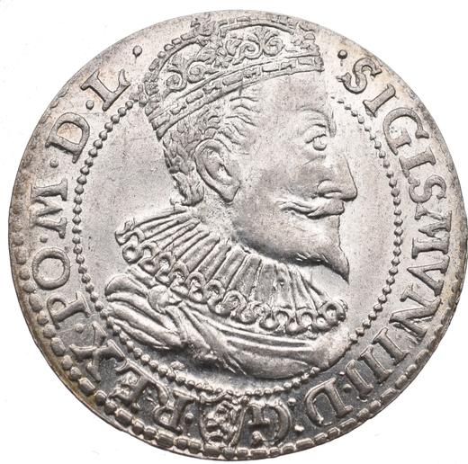 Obverse 6 Groszy (Szostak) 1596 "Type 1596-1601" - Silver Coin Value - Poland, Sigismund III Vasa