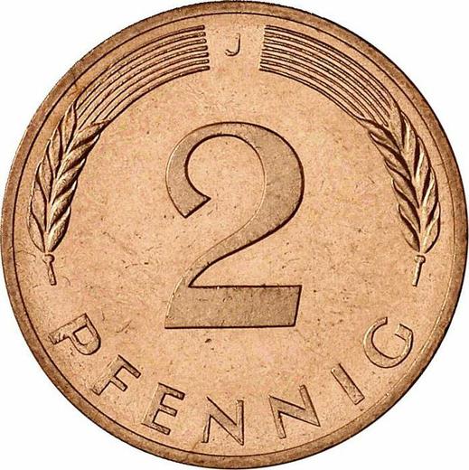Obverse 2 Pfennig 1979 J -  Coin Value - Germany, FRG