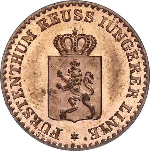 Obverse 1 Pfennig 1855 A -  Coin Value - Reuss-Schleiz, Heinrich LXVII
