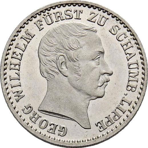 Аверс монеты - 1/12 талера 1858 года A - цена серебряной монеты - Шаумбург-Липпе, Георг Вильгельм