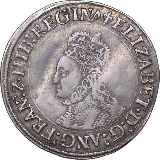 Obverse Shilling no date (1559-1660) "First issue" Line border - Silver Coin Value - United Kingdom, Elizabeth I
