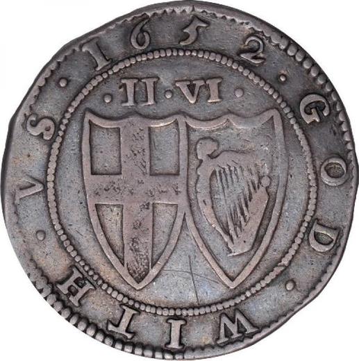 Reverse Halfcrown 1652 - Silver Coin Value - United Kingdom, Commonwealth