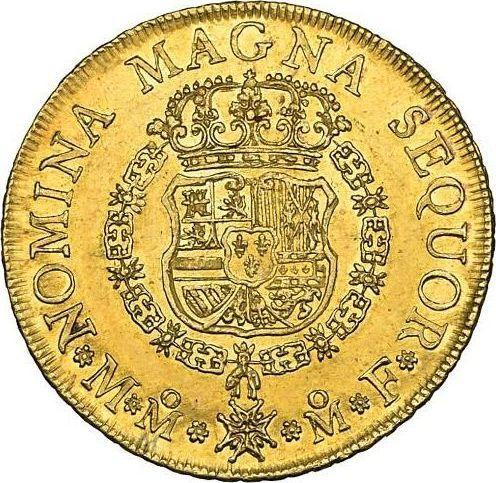 Reverse 8 Escudos 1752 Mo MF - Gold Coin Value - Mexico, Ferdinand VI