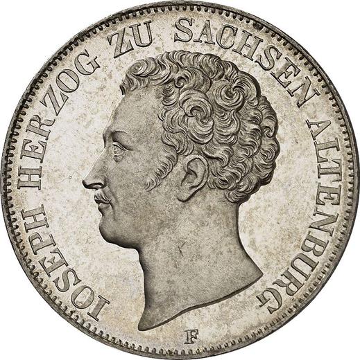 Obverse 2 Thaler 1847 F - Silver Coin Value - Saxe-Altenburg, Joseph
