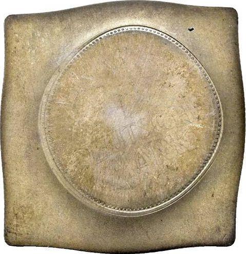 Reverse 1 Mark 1950 Silver Klippe - Silver Coin Value - Germany, FRG