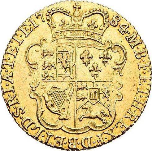 Reverse Half Guinea 1784 "Fourth laureate bust" - Gold Coin Value - United Kingdom, George III