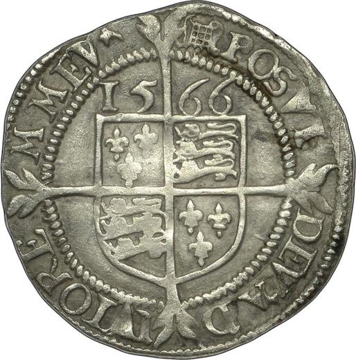 Reverse Threepence 1566 "Third issues" - Silver Coin Value - United Kingdom, Elizabeth I