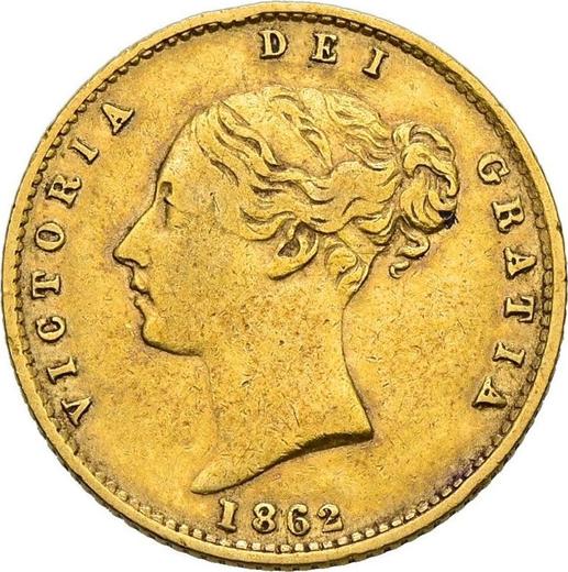 Avers 1/2 Sovereign 1862 - Goldmünze Wert - Großbritannien, Victoria