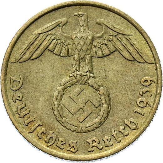 Reverse 5 Reichspfennig 1939 A "Type 1936-1939" -  Coin Value - Germany, Third Reich