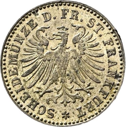 Obverse Kreuzer 1862 - Silver Coin Value - Frankfurt am Main, Free City