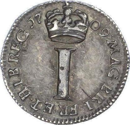 Reverse Penny 1709 - Silver Coin Value - United Kingdom, Anne