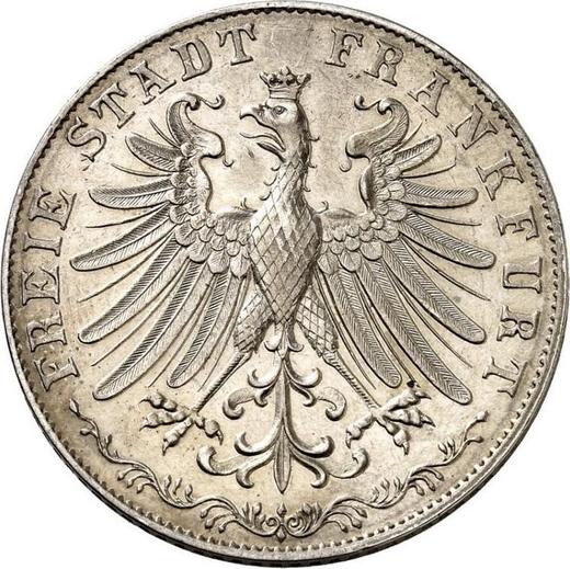 Obverse 2 Gulden 1850 - Silver Coin Value - Frankfurt am Main, Free City