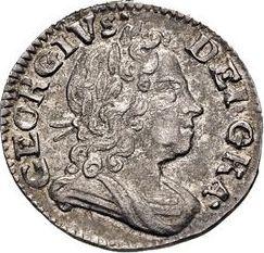 Anverso Penique 1723 - valor de la moneda de plata - Gran Bretaña, Jorge I