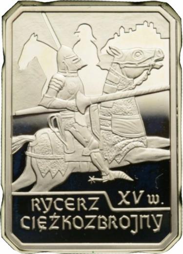 Revers 10 Zlotych 2007 MW "Berittener Ritter" - Silbermünze Wert - Polen, III Republik Polen nach Stückelung