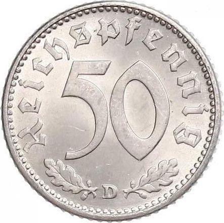 Avers 50 Reichspfennig 1944 D "Typ 1939-1944" - Münze Wert - Deutschland, Drittes Reich