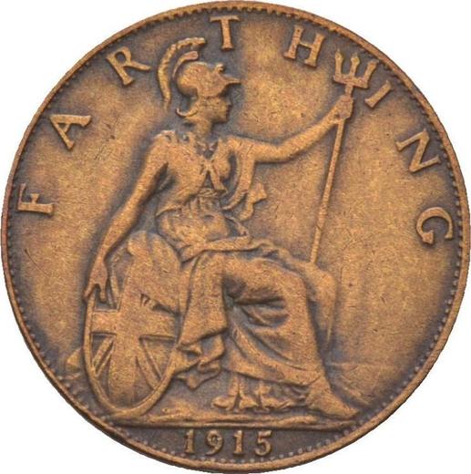 Reverse Farthing 1915 -  Coin Value - United Kingdom, George V