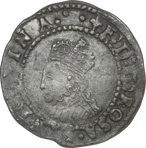 Anverso Penique Sin fecha (1559-1660) "Primera edición" Borde de puntos - valor de la moneda de plata - Gran Bretaña, Isabel I