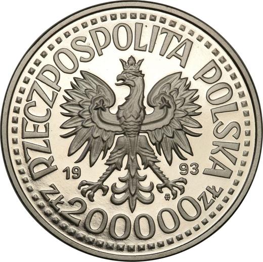 Avers Probe 200000 Zlotych 1993 MW "Kasimir IV Andreas Jagiellone" Nickel - Münze Wert - Polen, III Republik Polen vor Stückelung
