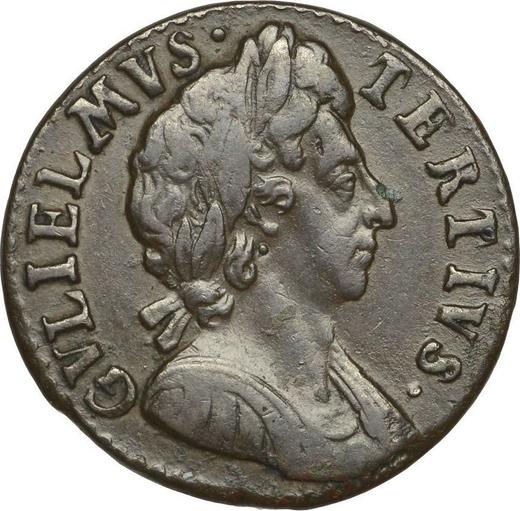 Avers 1 Farthing 1699 Datum in Legende - Münze Wert - Großbritannien, Wilhelm III