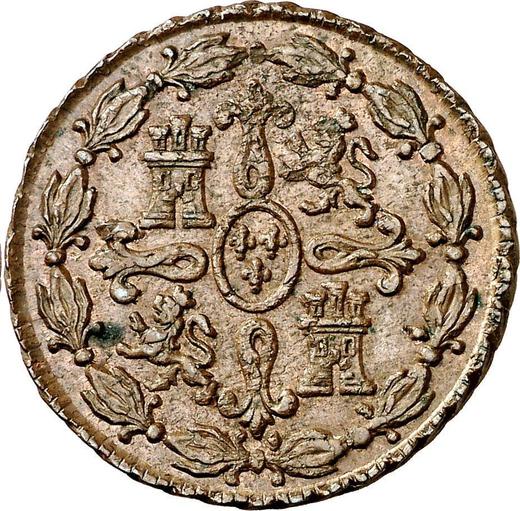 Reverse 4 Maravedís 1776 -  Coin Value - Spain, Charles III