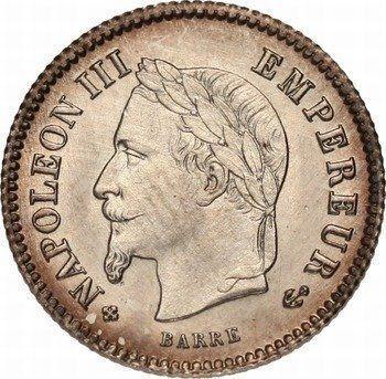 Obverse 20 Centimes 1868 BB "Type 1867-1868" - Silver Coin Value - France, Napoleon III