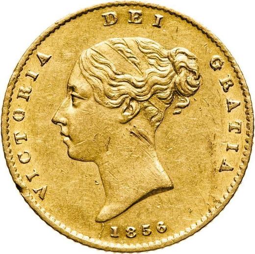 Obverse Half Sovereign 1856 - Gold Coin Value - United Kingdom, Victoria