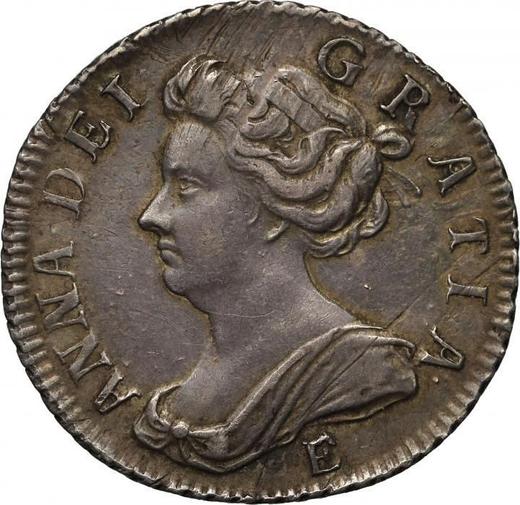 Obverse Sixpence 1707 E "Type 1707-1711" Post-Union - Silver Coin Value - United Kingdom, Anne