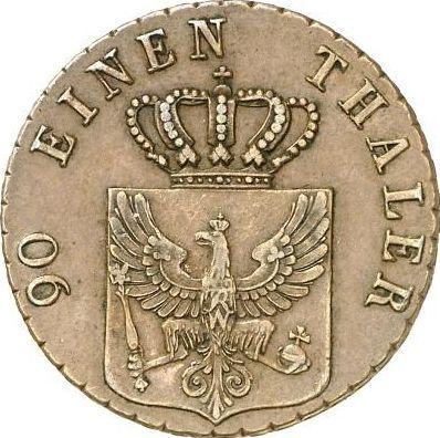 Obverse 4 Pfennig 1825 D -  Coin Value - Prussia, Frederick William III