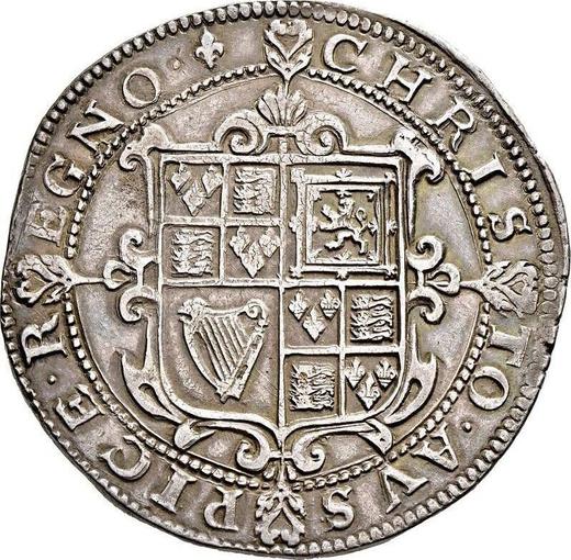 Rewers monety - 1 korona bez daty (1625-1642) "Pierwszy rodzaj jeźdźca" - cena srebrnej monety - Wielka Brytania, Karl I