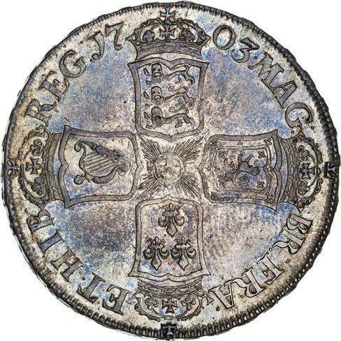 Revers 1/2 Krone 1703 VIGO - Silbermünze Wert - Großbritannien, Anne