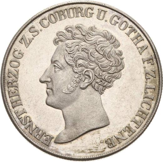 Anverso 1 florín 1831 - valor de la moneda de plata - Sajonia-Coburgo-Gotha, Ernesto I