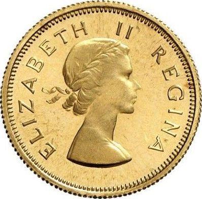 Obverse Half pound 1953 - Gold Coin Value - RSA, Elizabeth II