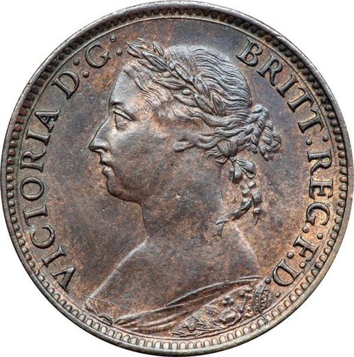 Obverse Farthing 1883 -  Coin Value - United Kingdom, Victoria