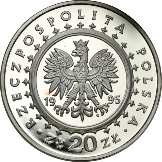 Avers 20 Zlotych 1995 MW ET "Königspalast von Lazienki" - Silbermünze Wert - Polen, III Republik Polen nach Stückelung