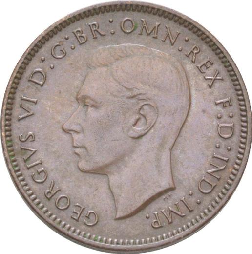 Avers 1 Farthing 1947 HP - Münze Wert - Großbritannien, Georg VI