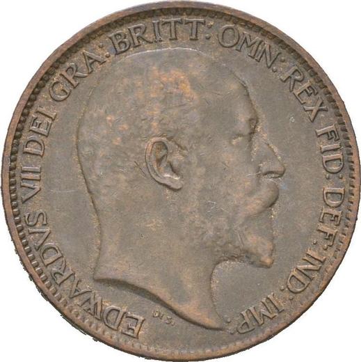 Awers monety - 1 farthing 1906 - cena  monety - Wielka Brytania, Edward VII