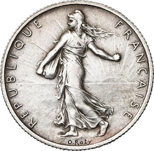 Аверс монеты - 2 франка 1900 года "Сеятель" - цена серебряной монеты - Франция, Третья республика