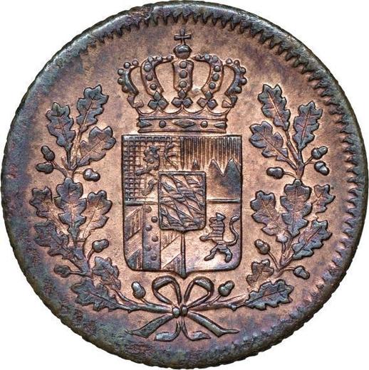 Avers Heller 1854 - Münze Wert - Bayern, Maximilian II