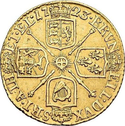 Revers 1/2 Guinee 1723 "Erste gelauerte Büste" - Goldmünze Wert - Großbritannien, Georg I