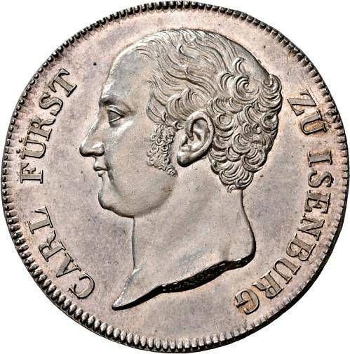 Anverso Tálero 1811 - valor de la moneda de plata - Isenburg, Carlos Federico Ludwig Moritz