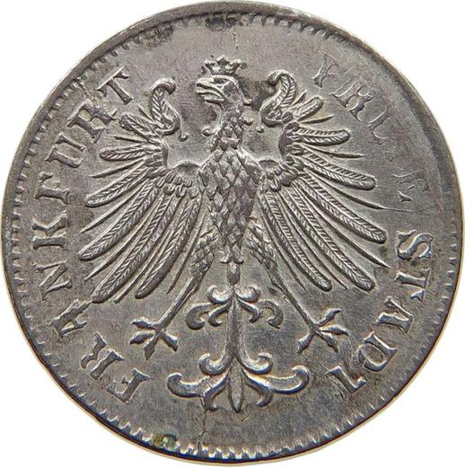 Obverse 3 Kreuzer 1851 - Silver Coin Value - Frankfurt am Main, Free City