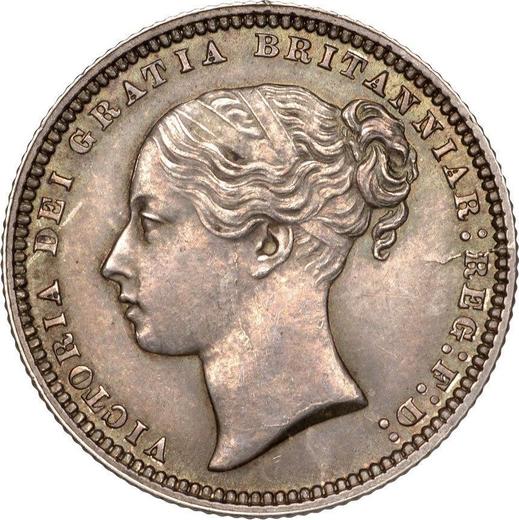 Obverse Shilling 1870 - Silver Coin Value - United Kingdom, Victoria