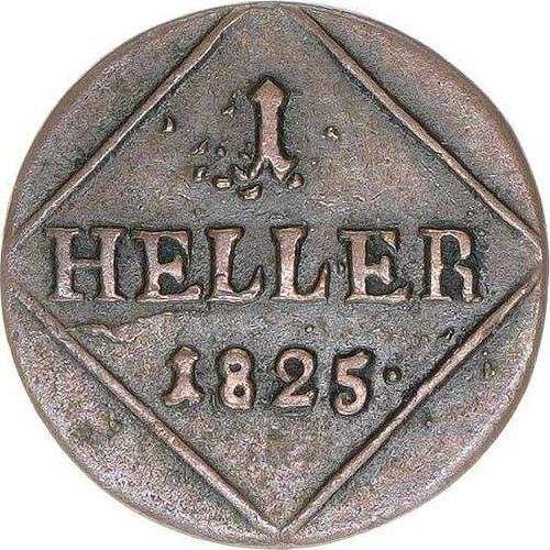 Reverso Heller 1825 - valor de la moneda  - Baviera, Maximilian I