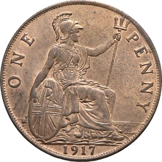 Reverse Penny 1917 "Type 1911-1936" -  Coin Value - United Kingdom, George V