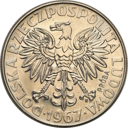 Avers Probe 10 Zlotych 1967 MW JMN "Marie Skłodowska-Curie" Nickel - Münze Wert - Polen, Volksrepublik Polen