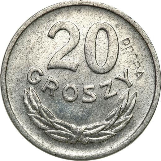 Reverse Pattern 20 Groszy 1949 Aluminum - Coin Value - Poland, Peoples Republic
