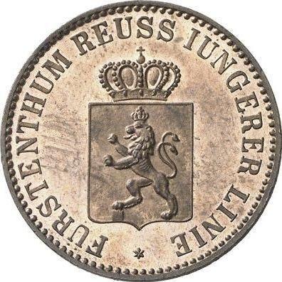 Anverso 3 Pfennige 1862 A - valor de la moneda  - Reuss-Schleiz, Enrique LXVII