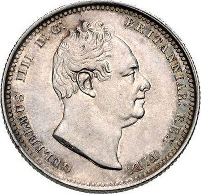 Obverse Shilling 1837 WW - Silver Coin Value - United Kingdom, William IV